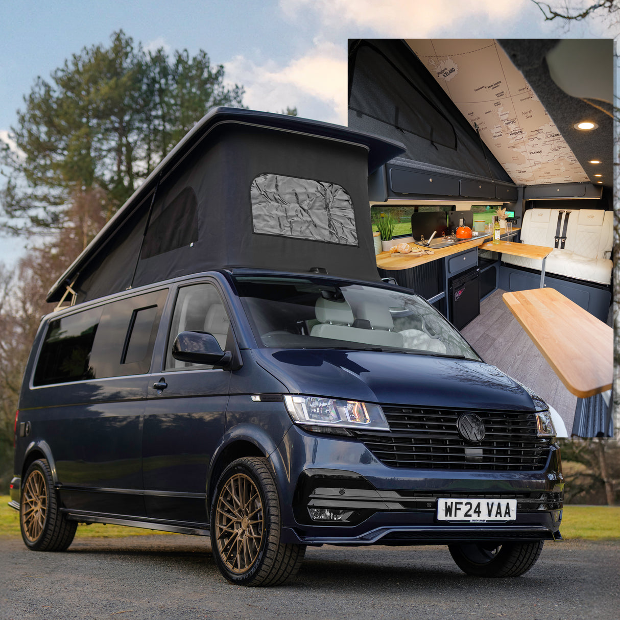 2024 Auto VW T6.1 Campervan with Pop up roof + £5000 cash