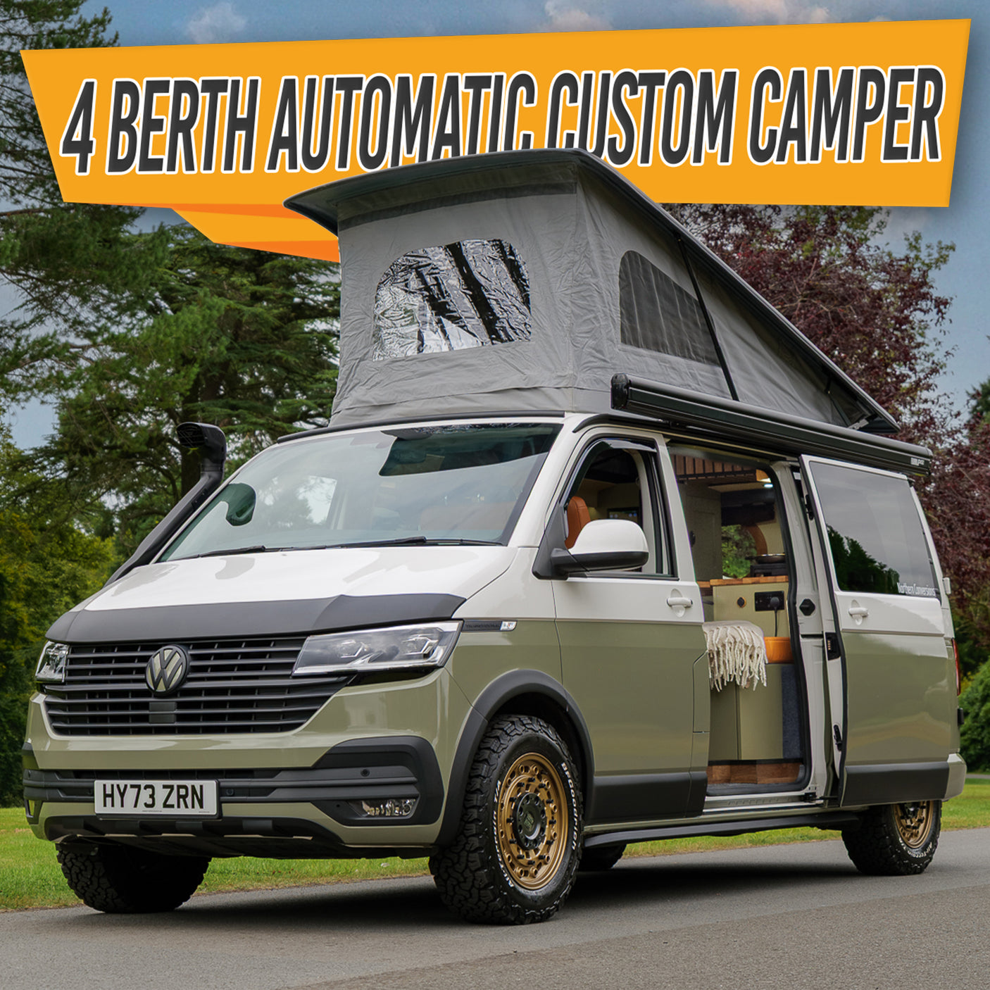 Noah: Automatic Off-Grid 4 berth Campervan + £5,000