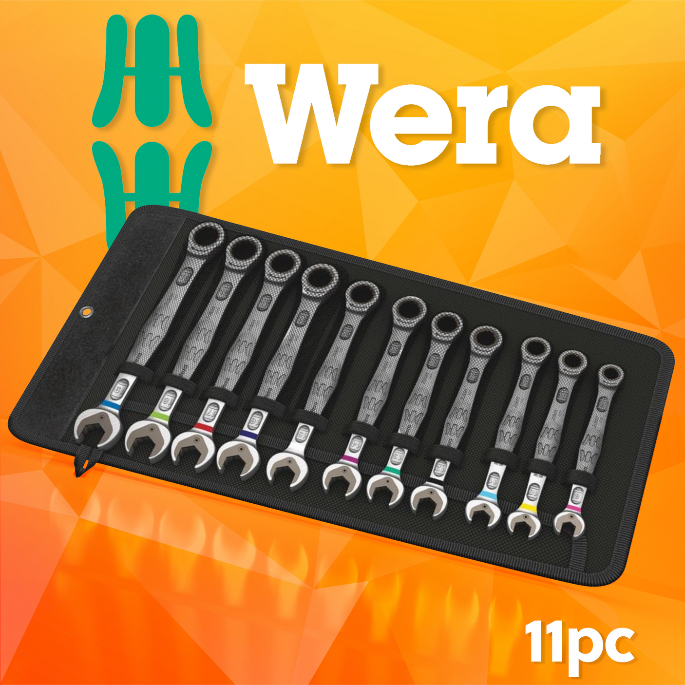 Wera 11 Piece Joker Combination Ratchet Wrench Set - 19th Sep 25