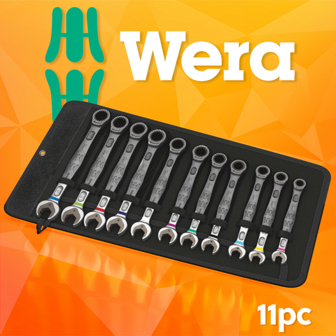 Wera 11 Piece Joker Combination Ratchet Wrench Set - 11th June 24