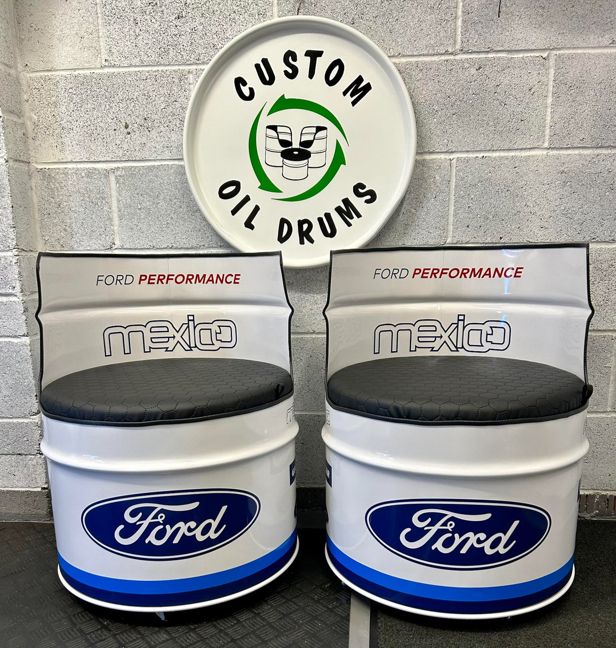 Custom Ford Drum Seats