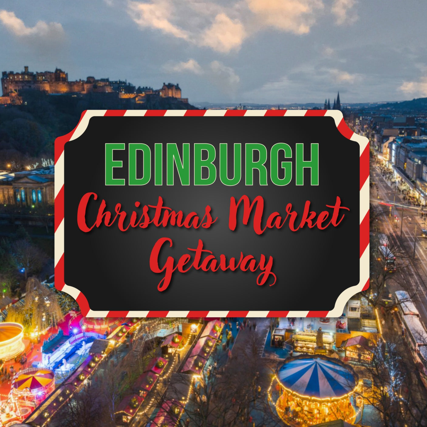 2 night 5* stay Edinburgh Christmas Market