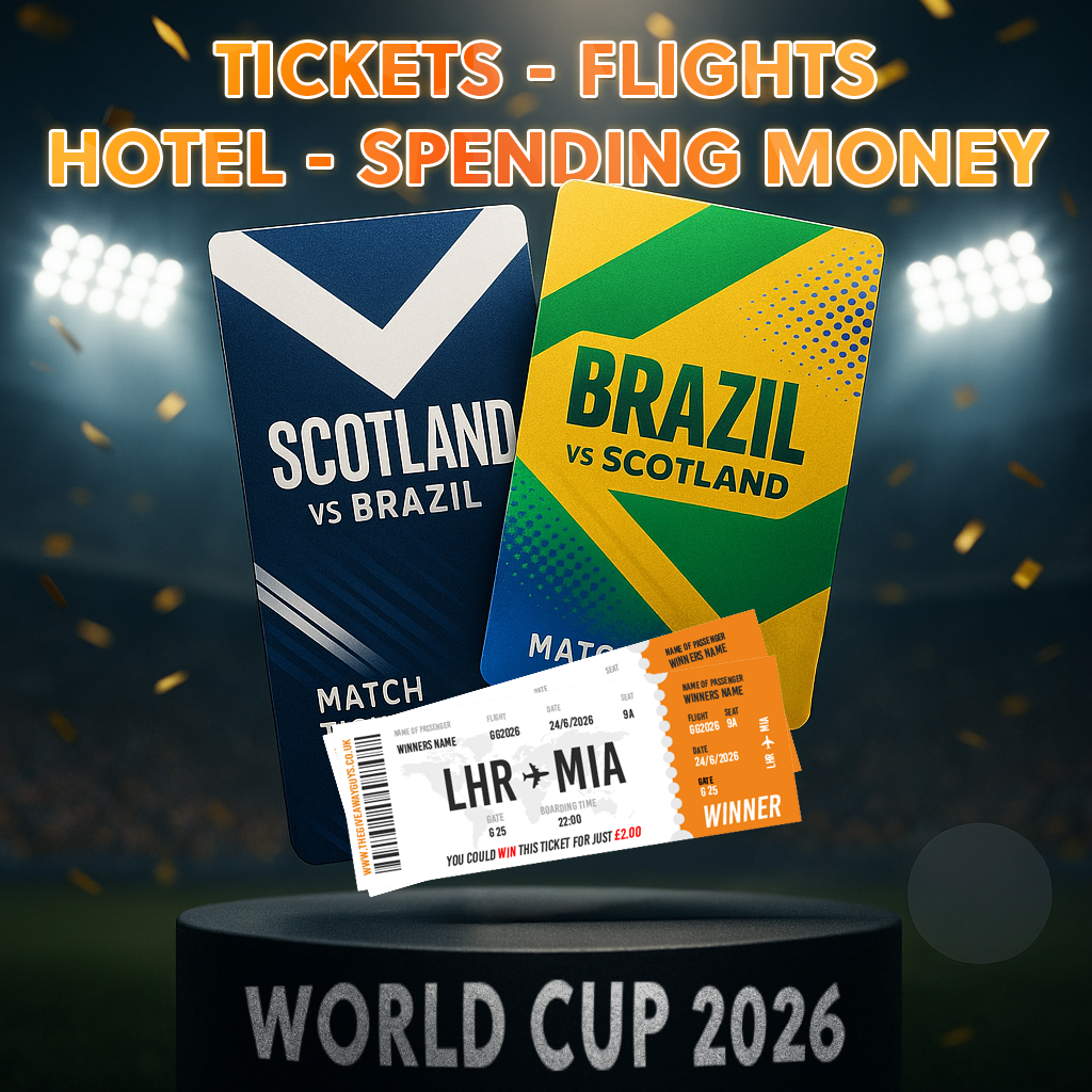 Scotland vs Brazil World Cup Package for 2