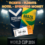 Scotland vs Brazil World Cup Package for 2