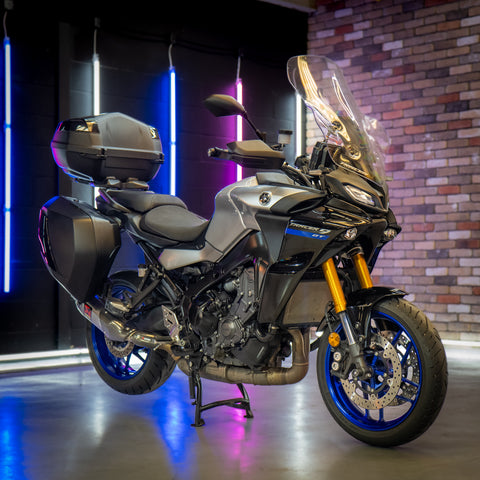 2021 Yamaha Tracer 9 GT with full luggage