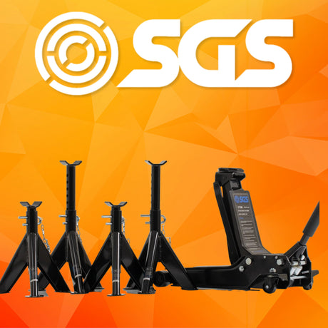 SGS 3 Tonne Low Profile Heavy Duty + Axle Stands