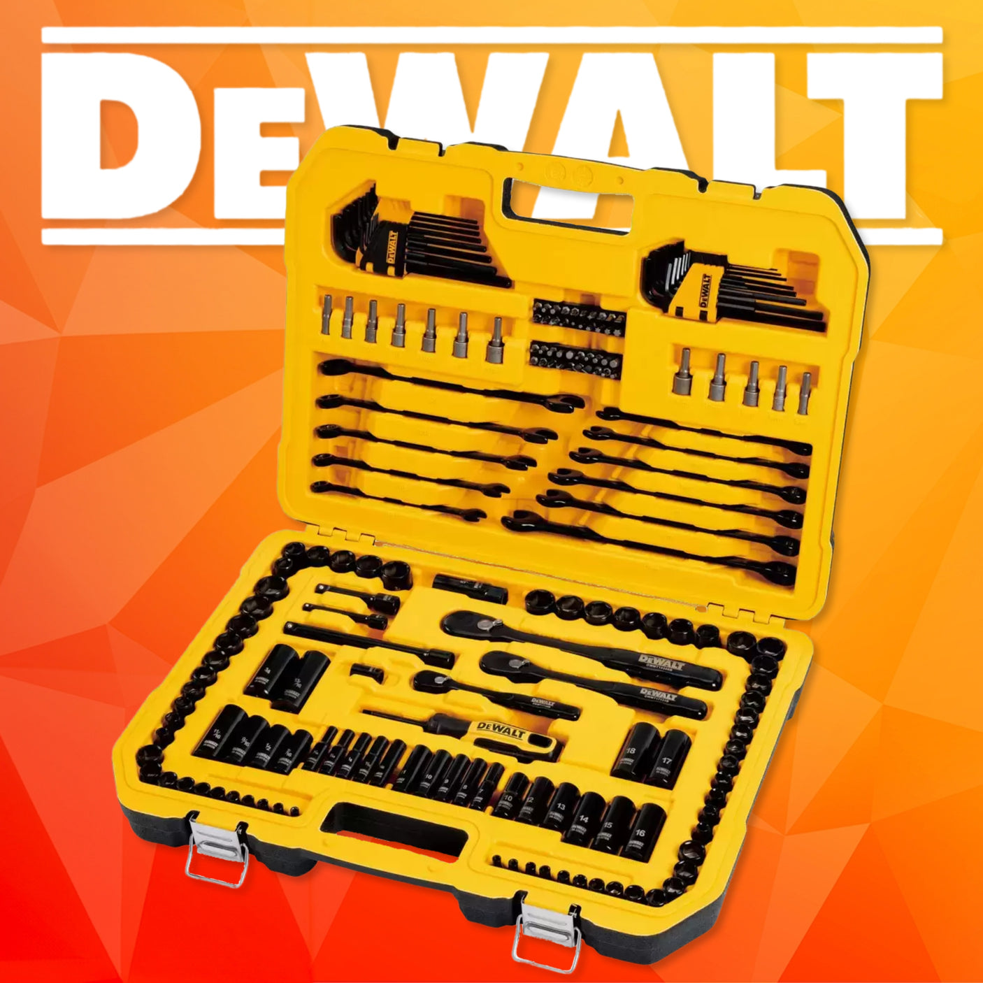 DEWALT Mechanics Set 184pc -18th Jul 25