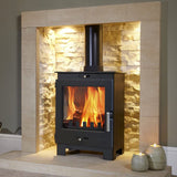 Portway Arundel Wood Burning / Multifuel Stove + Flue Kit