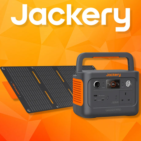 Jackery Explorer Portable Power Station + Solar Panel