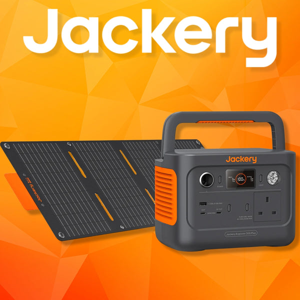 Jackery Explorer Portable Power Station + Solar Panel