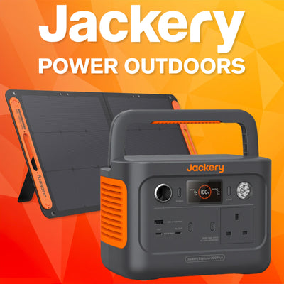 Jackery Explorer Portable Power Station + Solar Panel