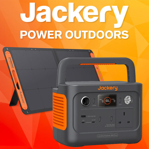 Jackery Explorer Portable Power Station + Solar Panel