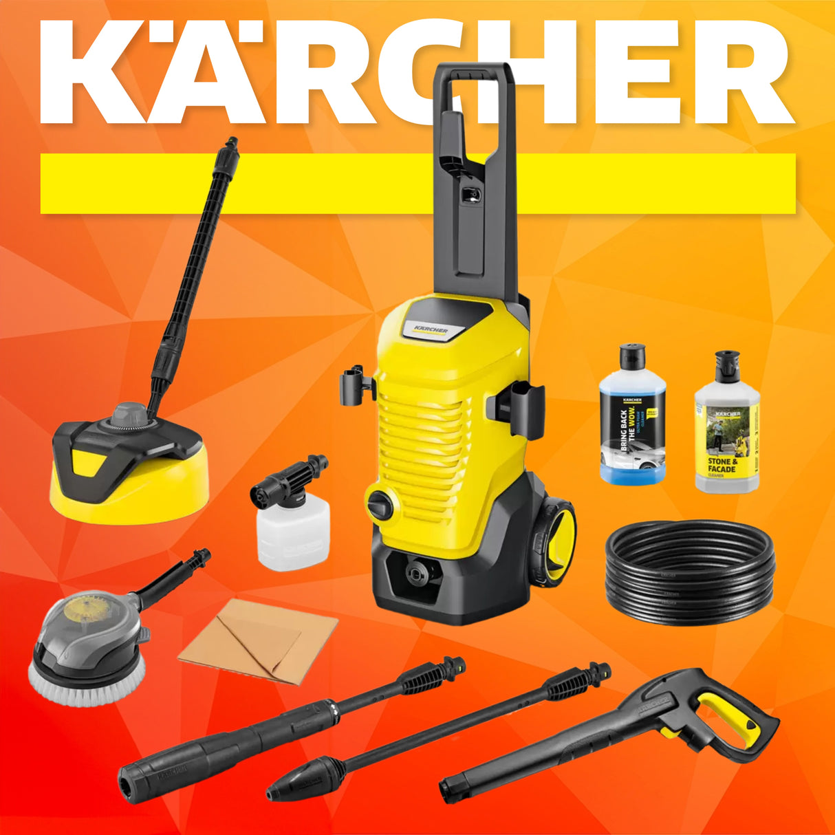 Kärcher K5 WCM Car and Home Pressure Washer - 18th Mar 25
