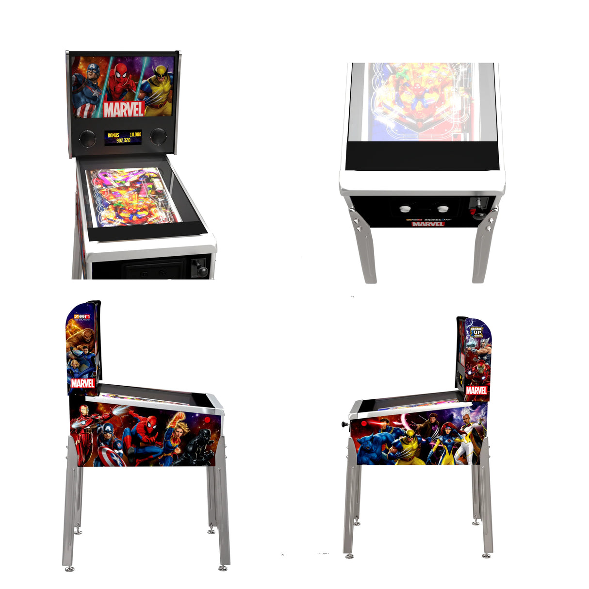 ARCADE1UP Marvel virtual Pinball Machine