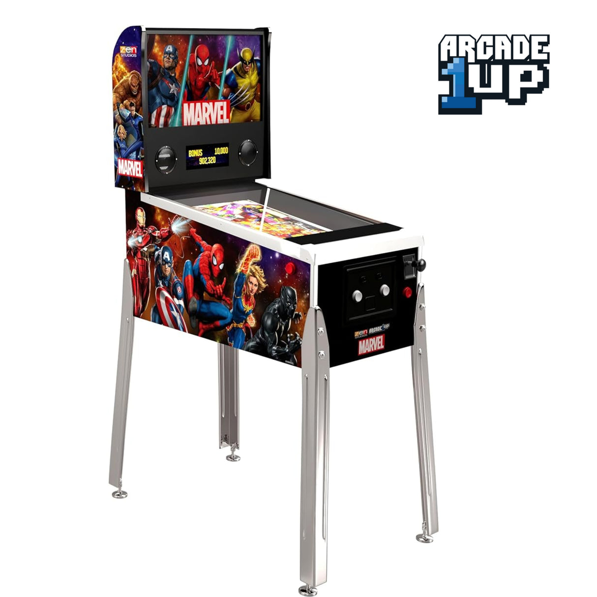 ARCADE1UP Marvel virtual Pinball Machine