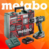 Metabo 18V Drill Set – 2x Batteries + Accessories - 11th May 25