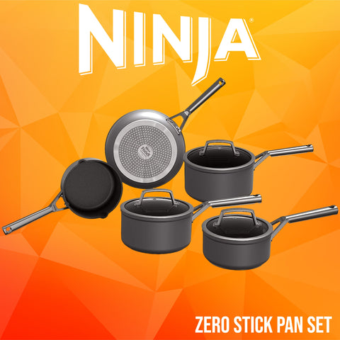 Ninja ZEROSTICK 5-Piece Pan Set - 16th June 24