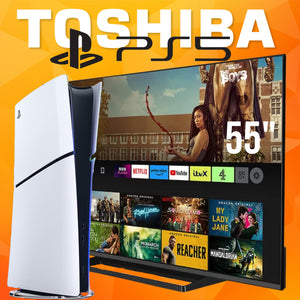Sony PS5 + Toshiba 55" 4K TV MEGA BUNDLE