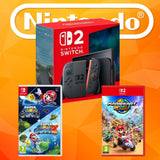 NINTENDO Switch 2, Mario Kart World & Super Mario Galaxy 1 & 2 Bundle