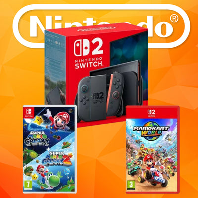 NINTENDO Switch 2, Mario Kart World & Super Mario Galaxy 1 & 2 Bundle
