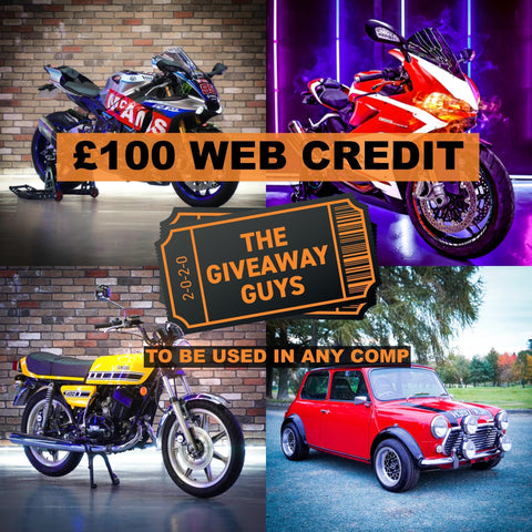 WIN £100 of Web Credit! 23rd April