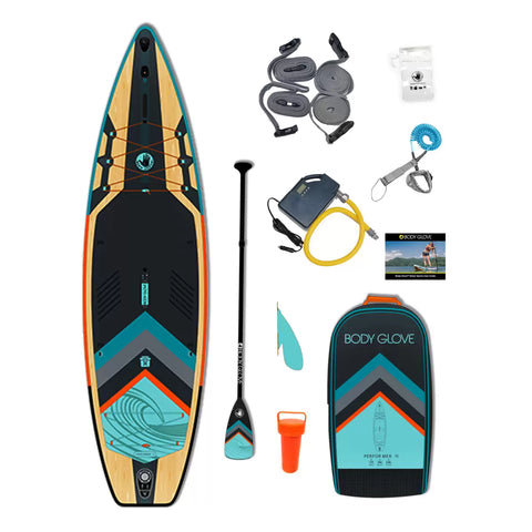 Body Glove 11ft Inflatable Paddle Board Bundle