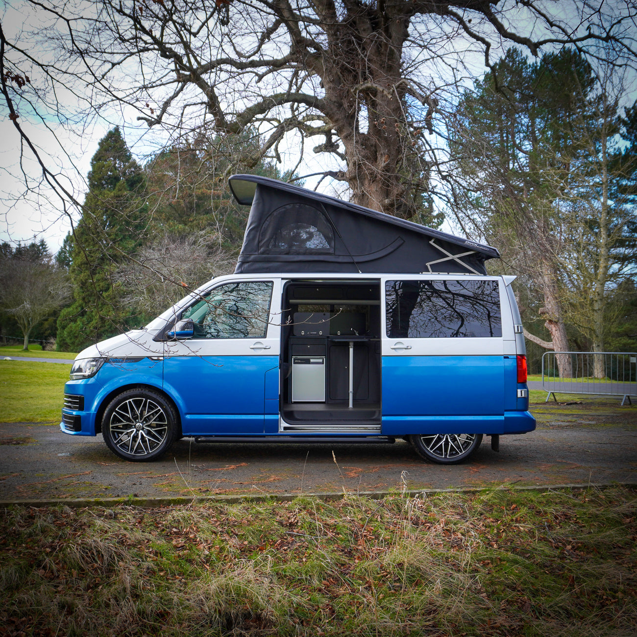 Off-Grid Volkswagen T6 Campervan with Pop-up Roof – The Giveaway Guys