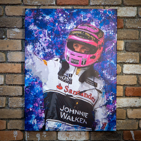 Jenson Button Formula 1 Canvas Print