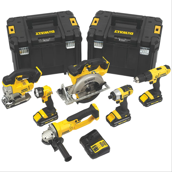 6 PIECE DEWALT CORDLESS TOOL KIT 30th April The Giveaway Guys