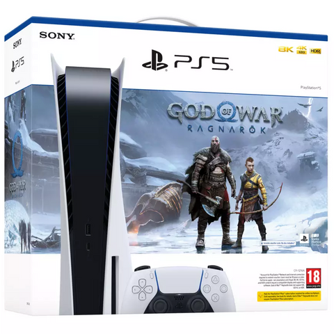 Sony PS5 Console + God of War Ragnarok Game - 14th Feb